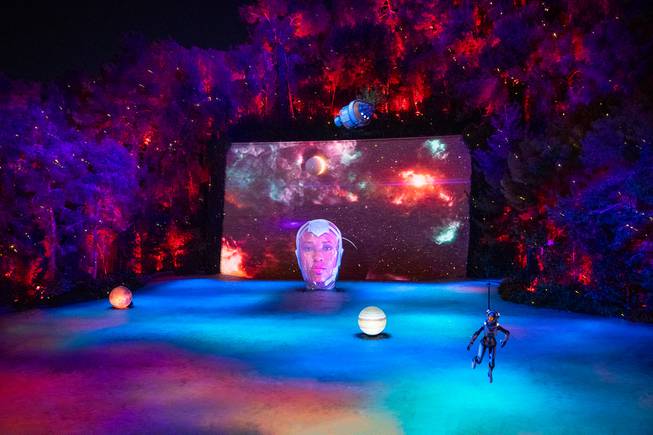The Lake of Dreams "Space Oddity" show at Wynn Las Vegas.