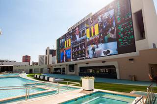 Stadium Swim in downtown Las Vegas hosting watch party for Golden