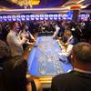 People play craps during the opening of Circa in downtown Las Vegas Wednesday, Oct. 28, 2020.