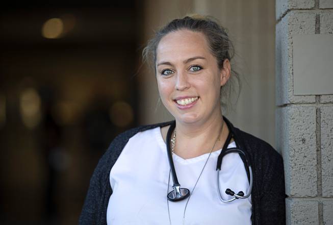 Liz Smith, director of nursing, poses at Crossroads of Southern Nevada Thursday, Nov. 19, 2020.