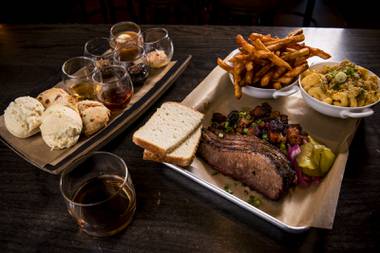 Brisket, burnt ends, mac and cheese and more at Biscuits & Bourbon