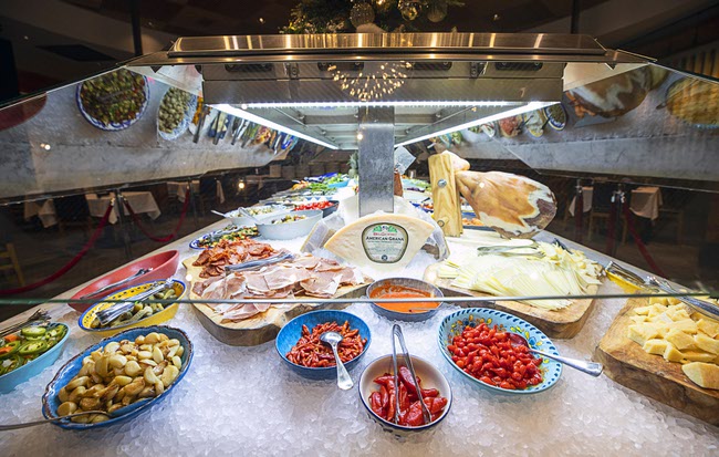 A view of the Market Bar at Fogo de Chao Brazilian Steakhouse, 360 E. Flamingo Rd., Friday, Dec. 11, 2020.