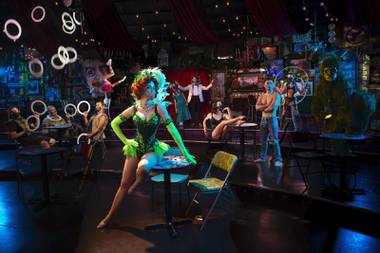 “Absinthe” at Caesars Palace was one of few Las Vegas Strip shows to continue with live performances after Gov. Steve Sisolak announced tighter restrictions for ...