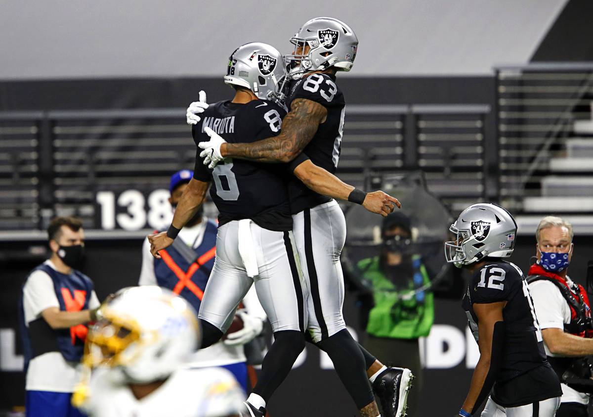 Live coverage: Raiders fall to .500 with overtime loss to Chargers - Las  Vegas Sun News