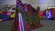 The Neon Museum has posted an interactive, 360-degree tour of Ehikhamenor’s show to its website, direct from its Ne10 Studio.
