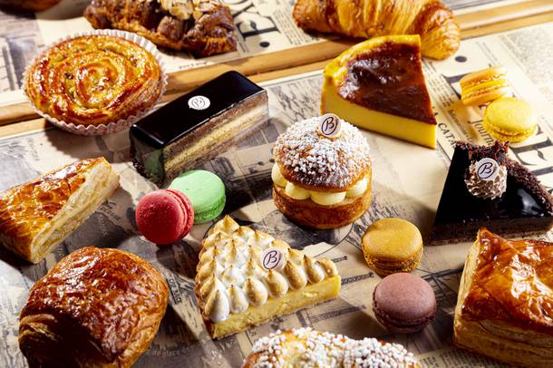 An assortment of pastries and desserts from Burgundy French Bakery Cafe Bistro in Summerlin, Tuesday, Dec. 29, 2020. WADE VANDERVORT