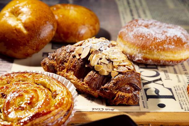 Almond Croissant from Burgundy French Bakery Cafe Bistro in Summerlin, Tuesday, Dec. 29, 2020. WADE VANDERVORT