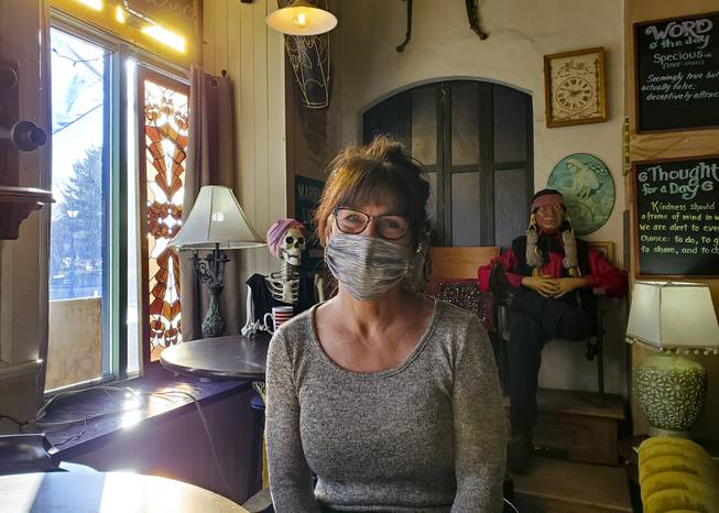 June Joplin, owner of Comma Coffee in Carson City. On Tuesday, Jan. 19, 2021, the business owner spoke about preparations for rumored nationwide protests, which haven't materialized, contesting Joe Biden's presidency.