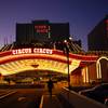 In this Feb. 4, 2021, file photo, a man walks in front of the Circus Circus hotel and casino in Las Vegas. 