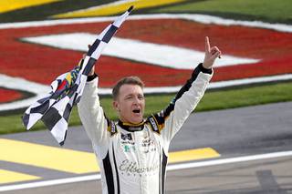 Allmendinger Wins Alsco Uniforms 300 at LVMS