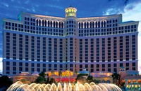A visit from a rare, fine-feathered tourist has interrupted one of Las Vegas’ prominent shows. The Bellagio said in a social media post Tuesday that it paused its fountains as it worked with state wildlife officials to rescue a ...
