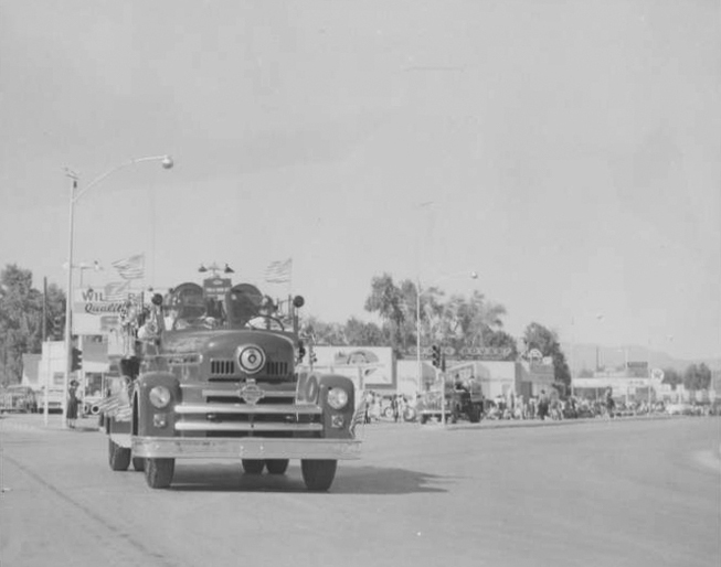 Photograph of a float at the North Las Vegas 25th ...