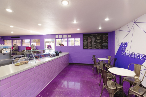 Purple Penguin Snowcone Shack in Henderson, Monday, May 17, 2021.