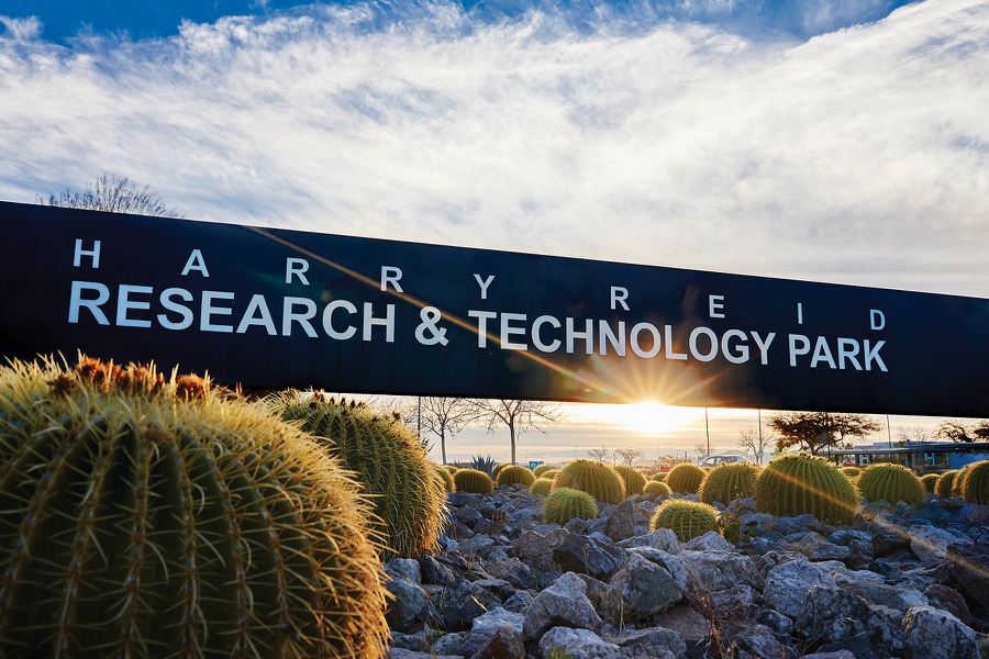 The Harry Reid Research and Technology Park opened in January 2020 near Sunset Road and Durango Drive. 