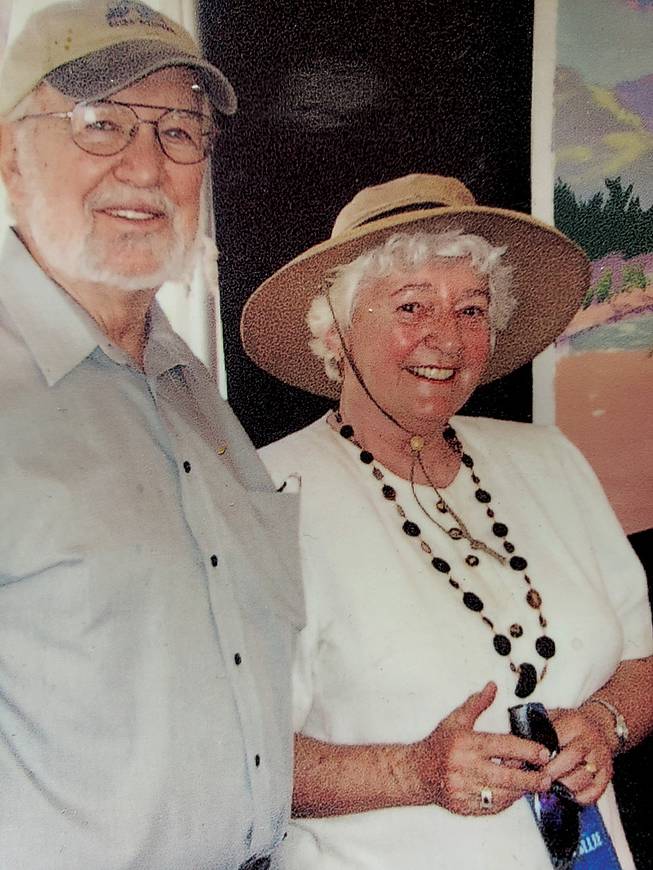 Claude Nelson Warren and Elizabeth von Till Warren attend the groundbreaking in 2007 for the Springs Preserve. Last week, the couple was honored for their decadeslong preservation efforts. Elizabeth, who died last month at age 87, was honored posthumously.