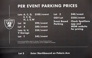 Allegiant Stadium Parking/Transportation Program Announced