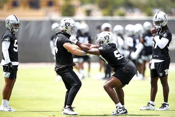 Position by position: Naming a Raiders' training camp standout at every  spot - Las Vegas Sun News