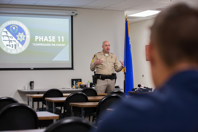 LVMPD Reality Based Training - LVMPD puts local news media through ...