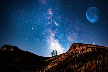 Nevada is home to the darkest skies in the Lower 48, and a treasure trove of remote, dark wilderness within the state allows you to marvel at the cosmos above, even with the bright lights of Las Vegas.
