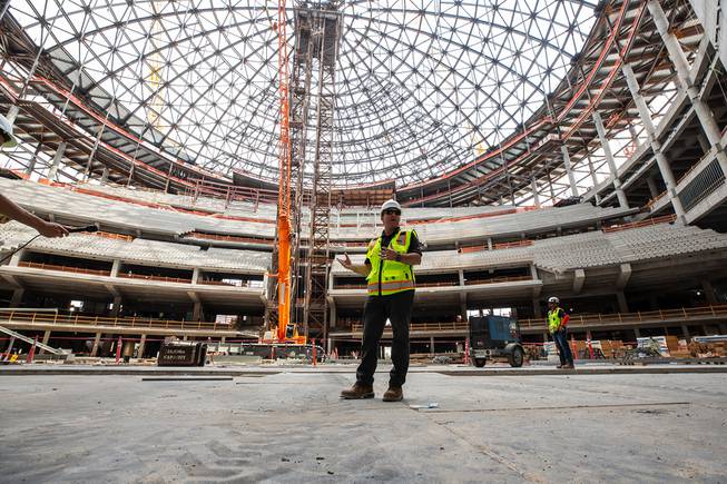 MSG Sphere Construction Tour - Nick Tomasino, VP of Construction for ...