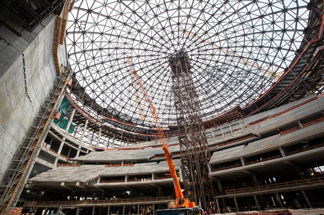 MSG Sphere Construction Tour - A look inside the MSG Sphere theater and ...