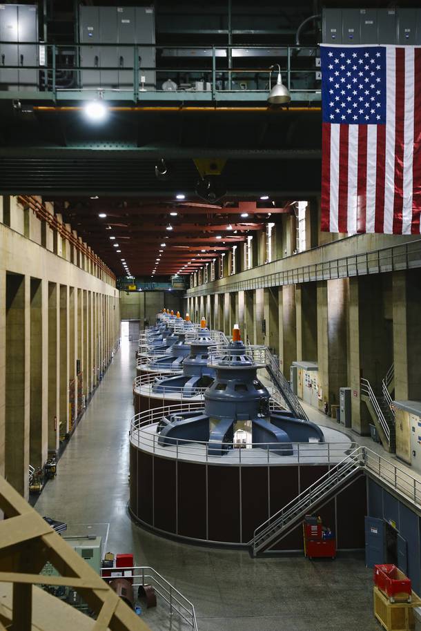 Photograph Hoover Dam Hydraulic Turbine Generators Las Vegas Weekly