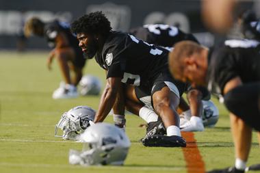 Raiders rookie cornerback Nate Hobbs was issued a reckless driving citation after driving at speeds in excess of 100 mph on the 215 Beltway near Decatur Boulevard ...