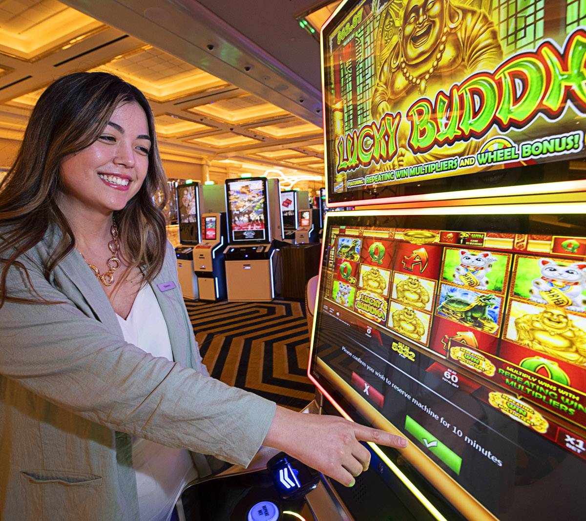 With new slot machine feature, Konami Gaming has a lock on convenience -  VEGAS INC