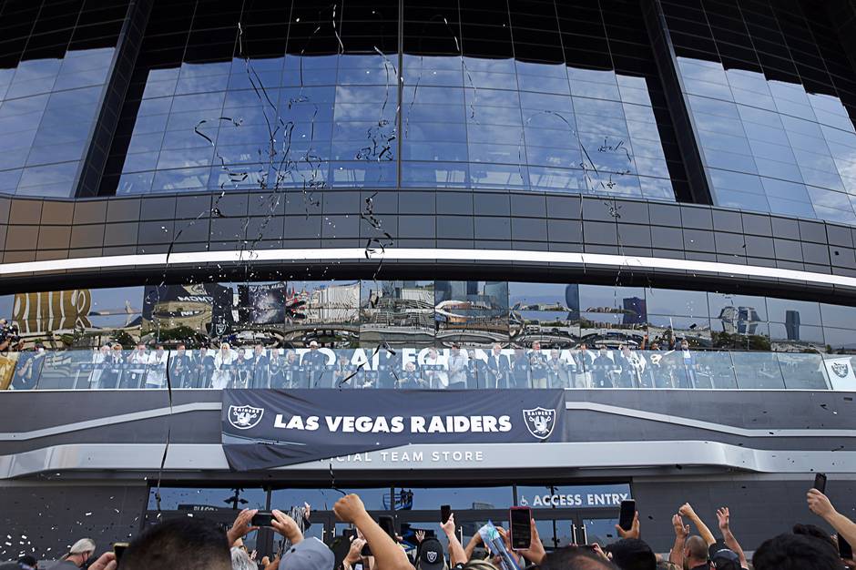 LIVE: Ribbon cutting at Allegiant Stadium, Officials are gathered for a  ribbon cutting at Allegiant Stadium ahead of the Las Vegas Raiders game., By FOX5 Las Vegas