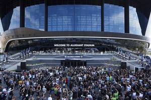 LIVE: Ribbon cutting at Allegiant Stadium, Officials are gathered for a  ribbon cutting at Allegiant Stadium ahead of the Las Vegas Raiders game., By FOX5 Las Vegas