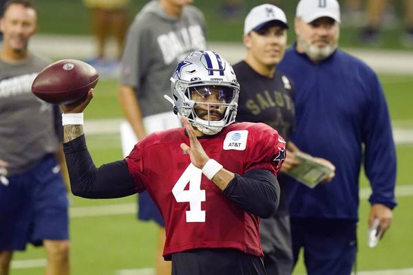 Dak does Lake Dallas: Cowboys quarterback holds camp for 900 kids, Lake  Cities Sun