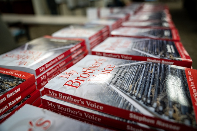 Copies of Stephen Nasser's book 