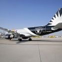 Allegiant's Raiders Plane Unveiled at McCarran