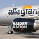 Allegiant's Raiders Plane Unveiled at McCarran