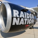 Allegiant's Raiders Plane Unveiled at McCarran