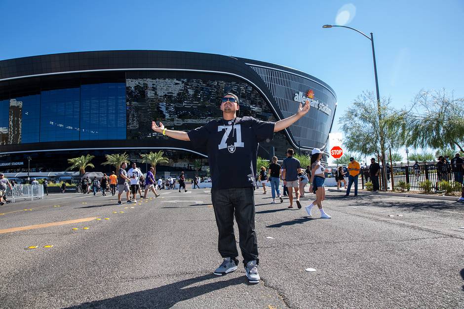 Raiders Fans at Home Opening Game - Las Vegas Weekly