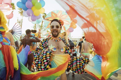 House of Yes Pride Parade during the 2021 Life is Beautiful Music Festival held in Downtown Las Vegas, Nevada on September 18, 2021. (Photo by Alive Coverage/Sipa USA)