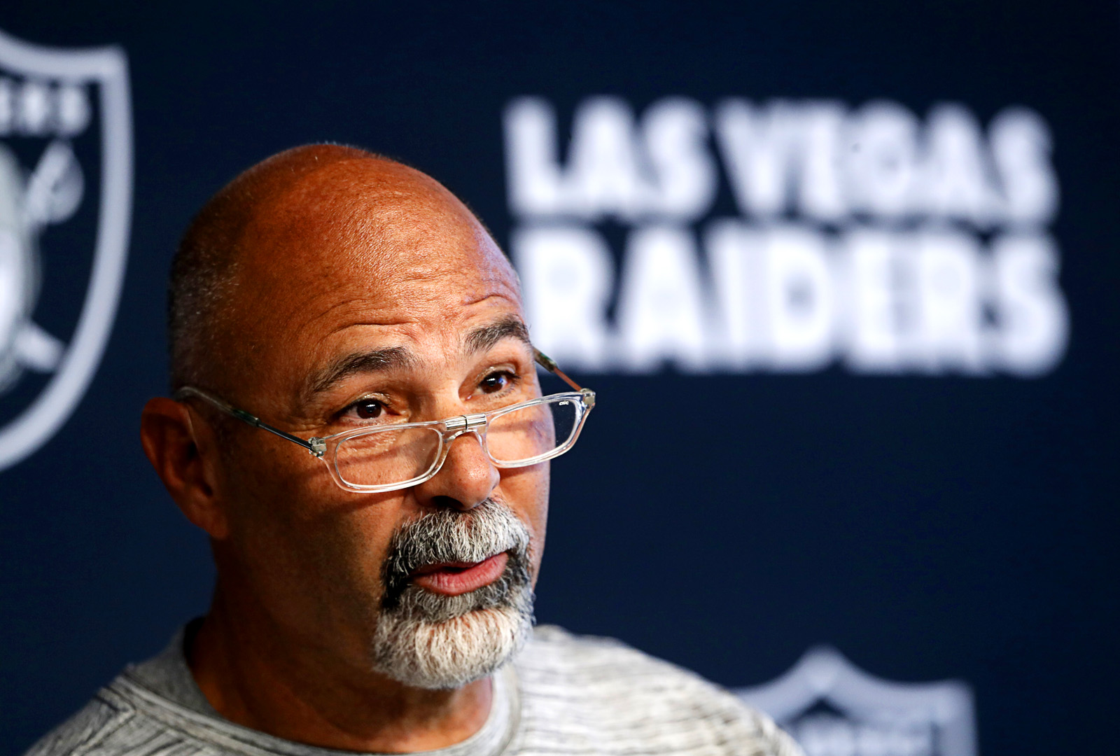 Photograph : Las Vegas Raiders Interim Head Coach Rich Bisaccia 