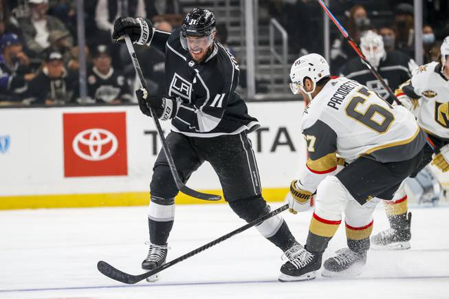 Golden Knights lose 6-2 to the Kings