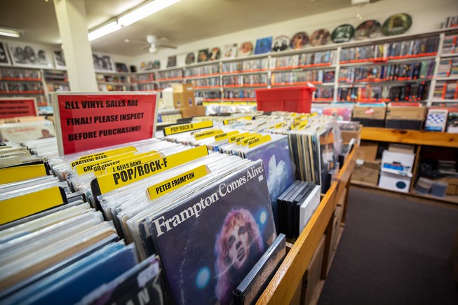 Record City Las Vegas A look at Record City 300 East Sahara Ave Las