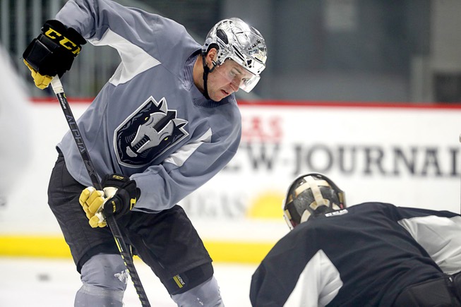 Hsk Sven Baertschi And Derrick Pouliot Henderson Silver Knights Defenseman Derrick Pouliot 