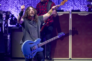 Foo Fighters perform at Park MGM Thursday, Dec. 2, 2021.