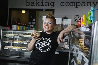 Owner of Tsp. Baking Company Kari Garcia poses for a photo Tuesday, Dec. 7, 2021.