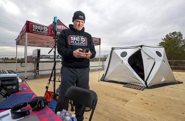 Chet Buchanan sitting atop a 30-foot-tall scaffold for 12 consecutive days has become a tradition synonymous with Christmas for many Las Vegans — and it’s all to raise awareness for the station’s annual toy drive, now in its 23rd year. Buchanan has been involved for all but …