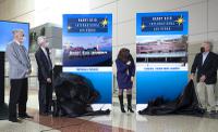 It’s official: Visitors to Las Vegas are now landing at Harry Reid International Airport. Dignitaries, including Gov. Steve Sisolak, gathered today at Terminal 3 of the former McCarran International Airport to mark the switchover to honor the retired Democratic U.S. Senate majority leader and one ...