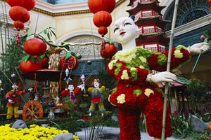 Bellagio Conservatory Chinese New Year 2021 “Year of the Ox” Display PHOTOS  - VegasChanges