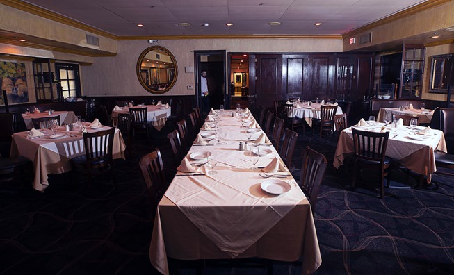 A view of a dining area at Pieros Italian Cuisine, ...
