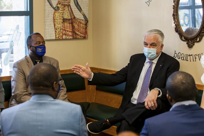 Gov. Steve Sisolak Meets with Black Business Owners