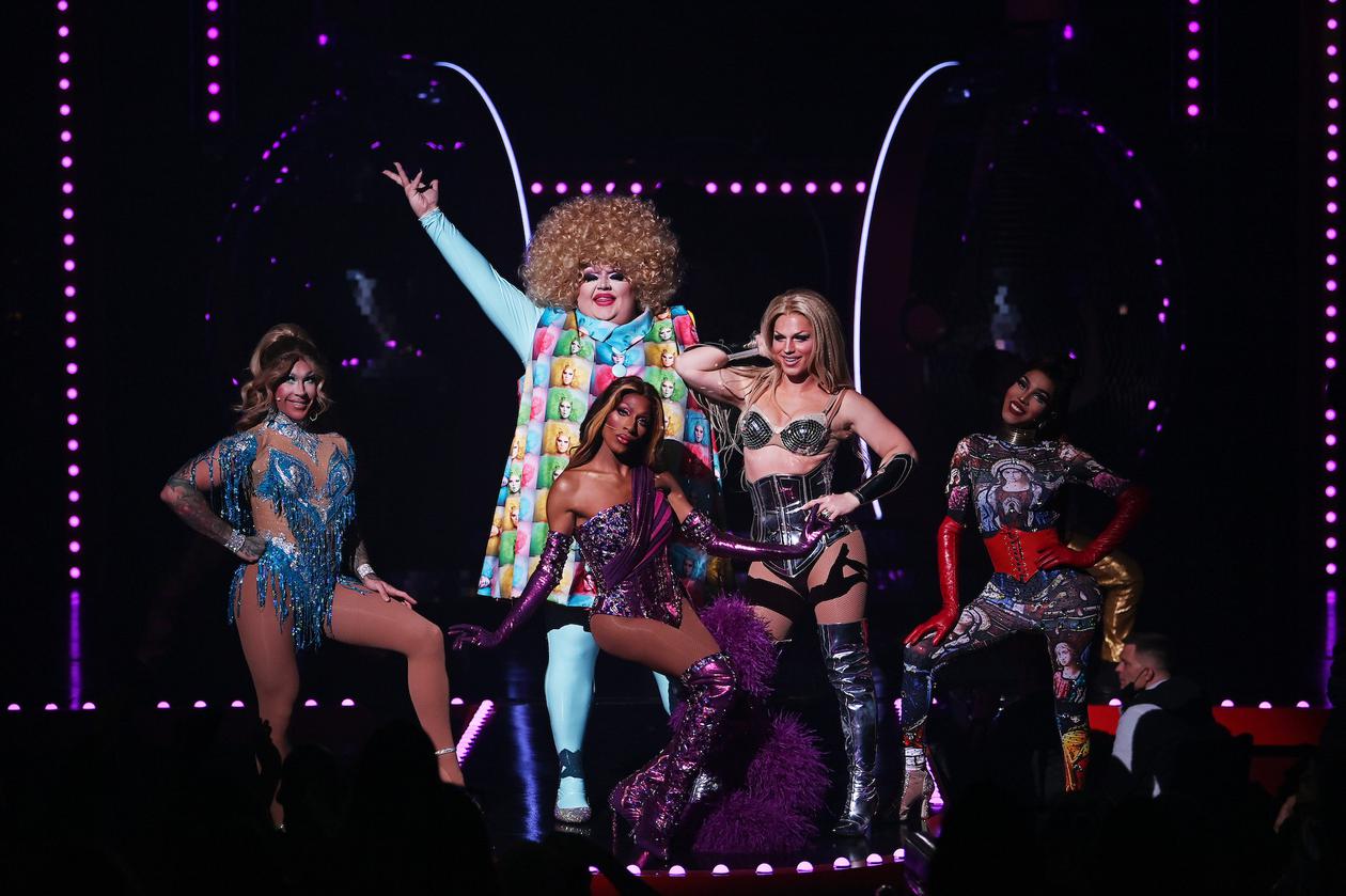 Four drag stars from the TV show have joined the cast of the Vegas live show.
