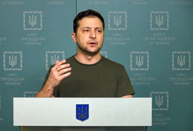 Ukrainian President Volodymyr Zelenskyy